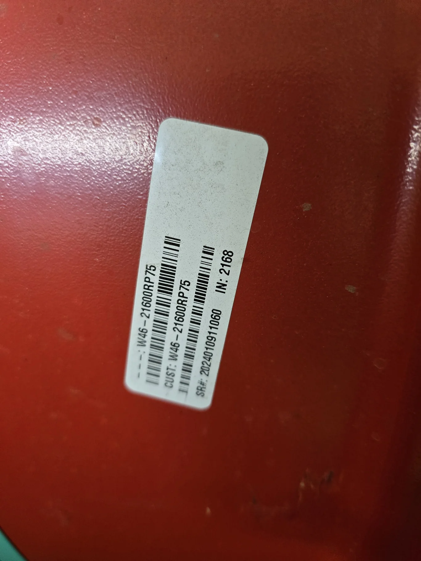 20 X 46 12-15.748-13.831-4.90 OFFSET FENDT RED SPRAYER WHEEL image 3