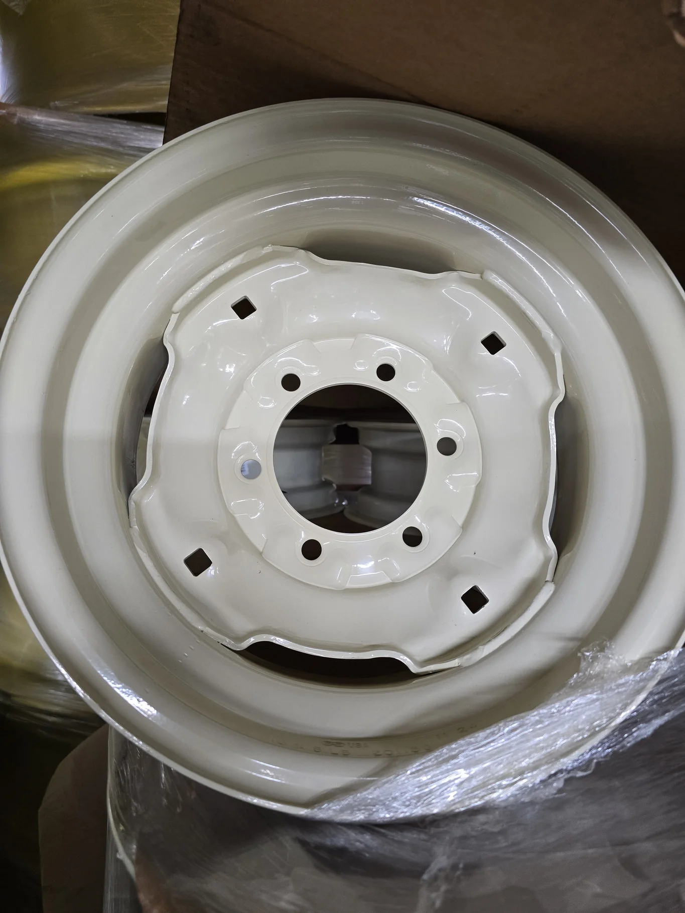 6 X 15 6-6-4.63-1.12IN OFF WHITE WHEEL image 2