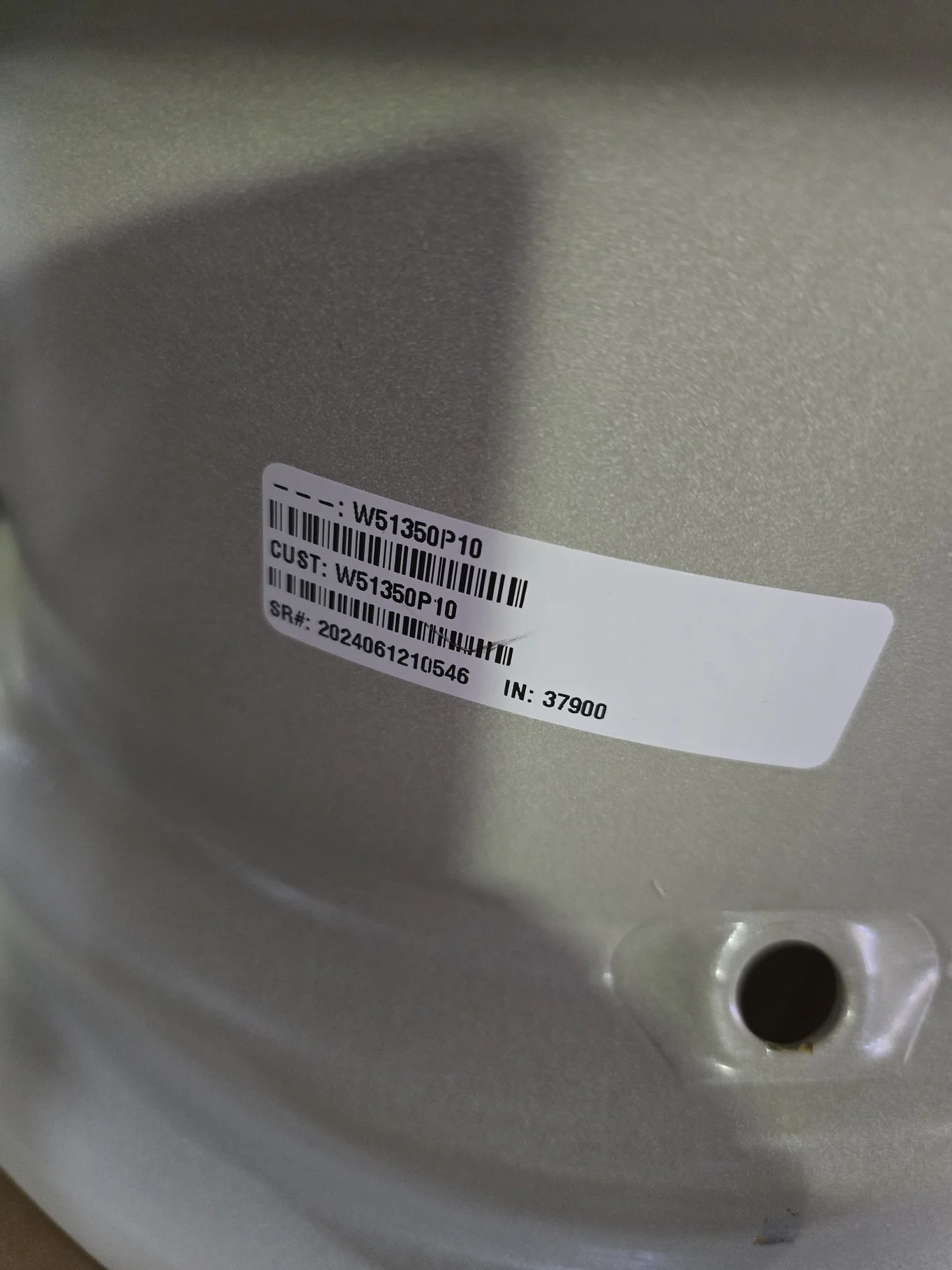 10 X 15 8-8-6.008-1.12IN OFF WHITE WHEEL image 3