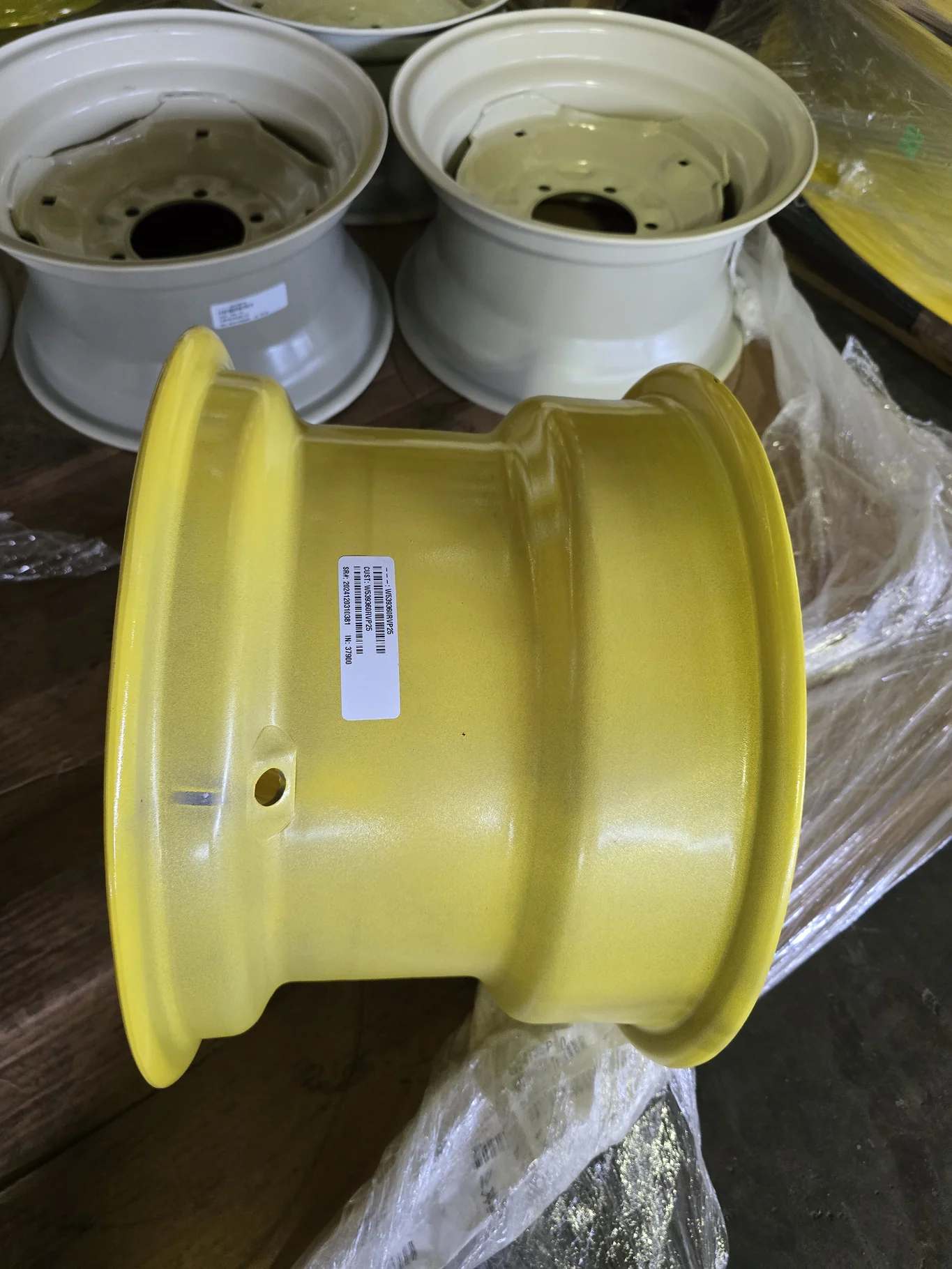 10 X 15 8-8-6.0 .50 OUTSET YELLOW WHEEL