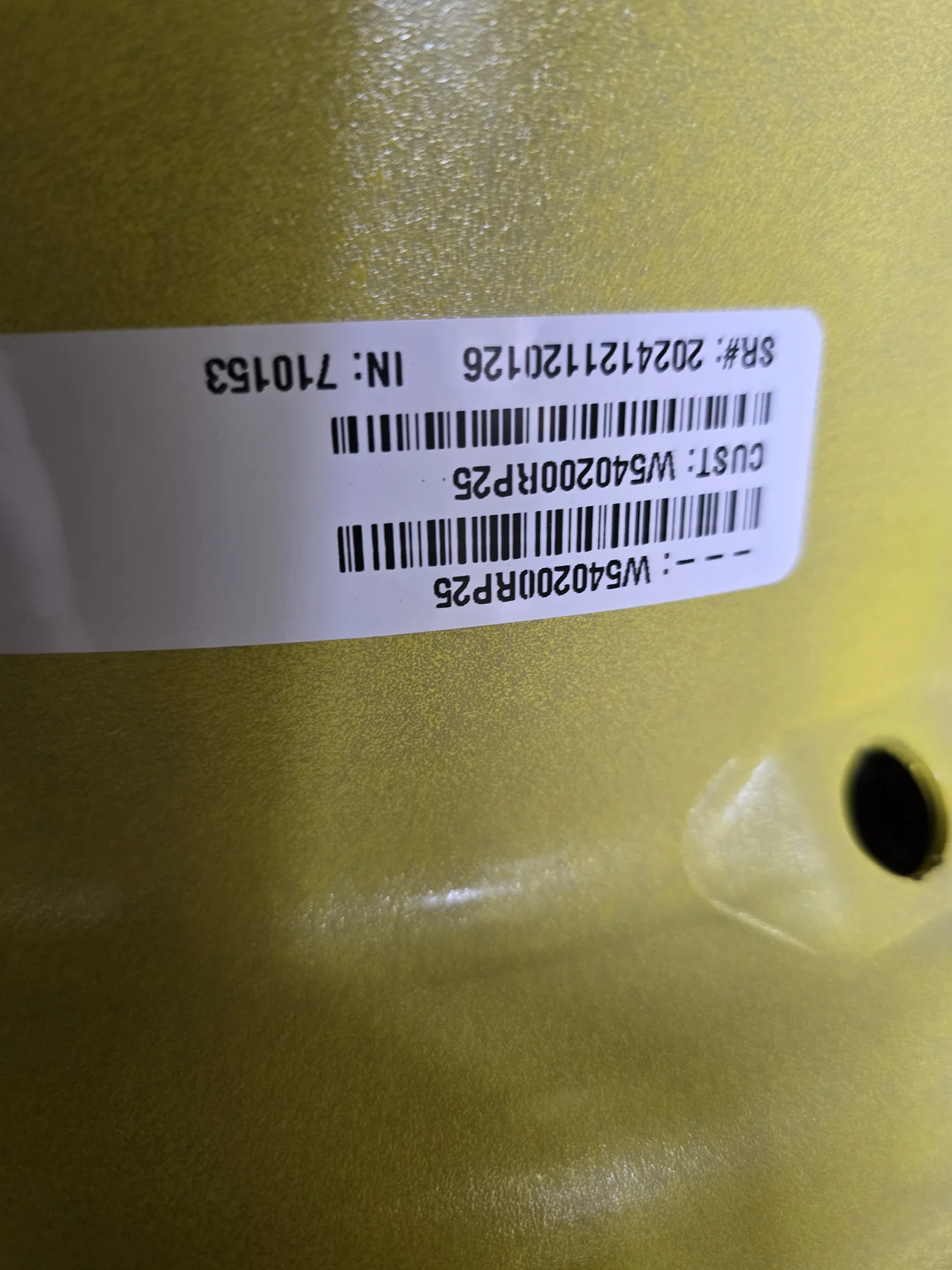 10 X 15 6-6-4.62-.12 OUTSET HD YELLOW WHEEL image 2
