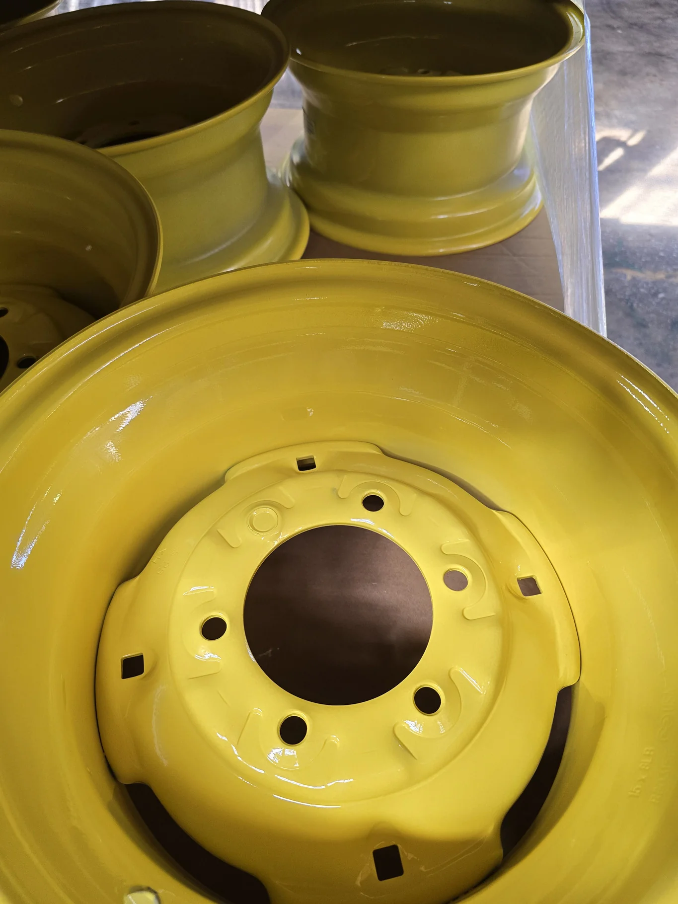 8 X 15 6-6-4.625-.16IN YELLOW WHEEL