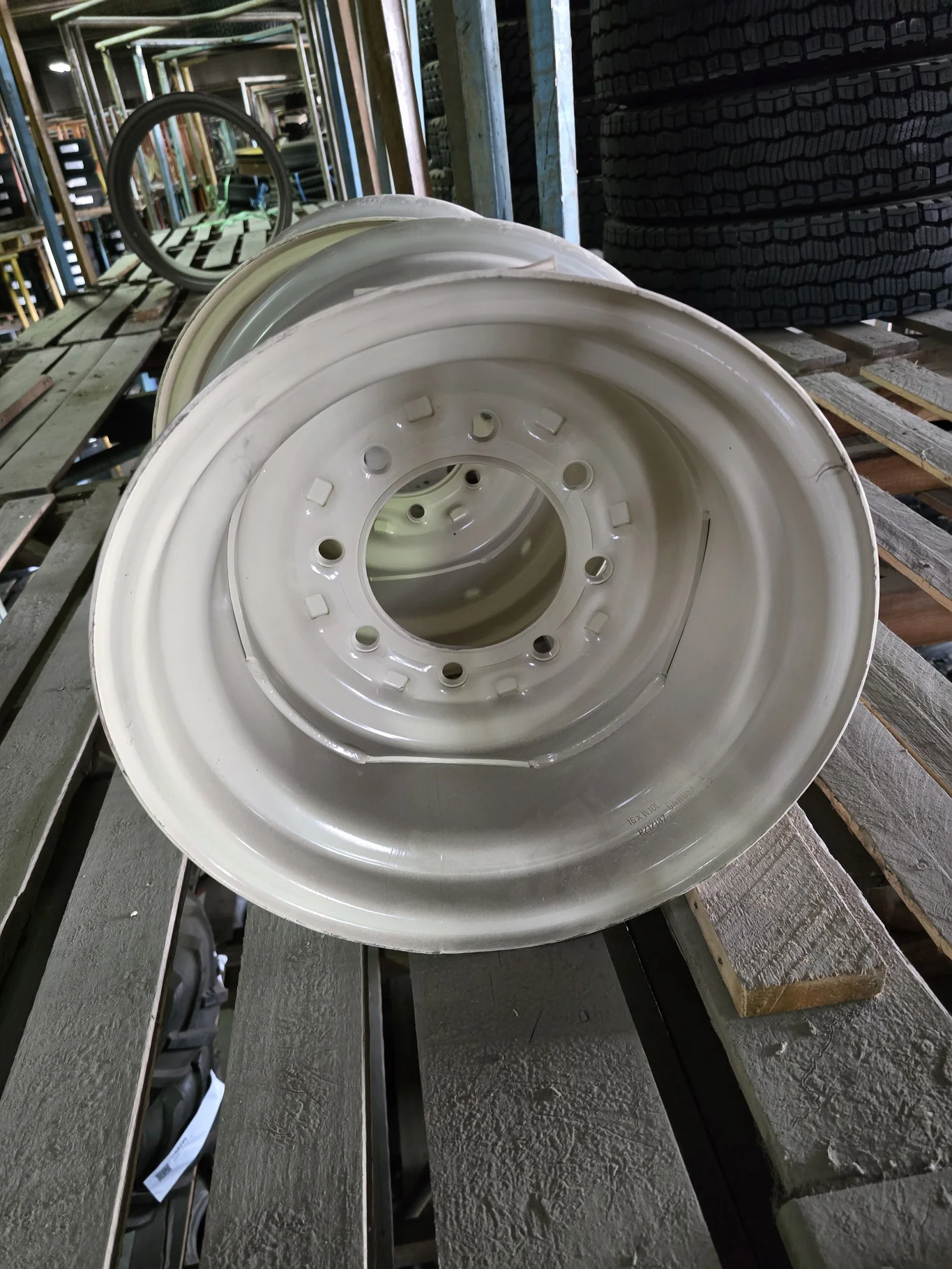 10 X 16 8-8-6.0-1.12IN OFF WHITE IMP WHEEL image 2