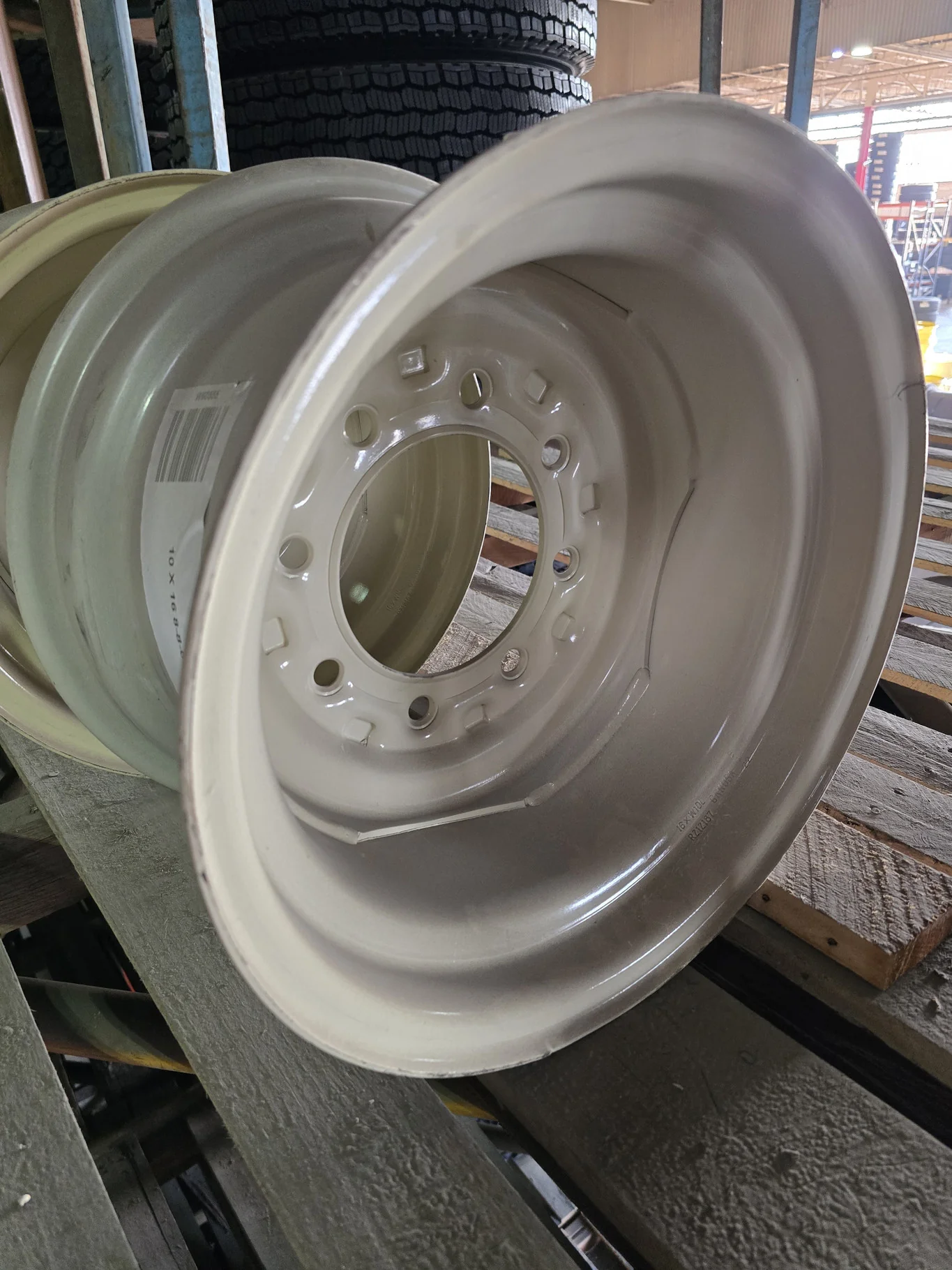 10 X 16 8-8-6.0-1.12IN OFF WHITE IMP WHEEL image 3