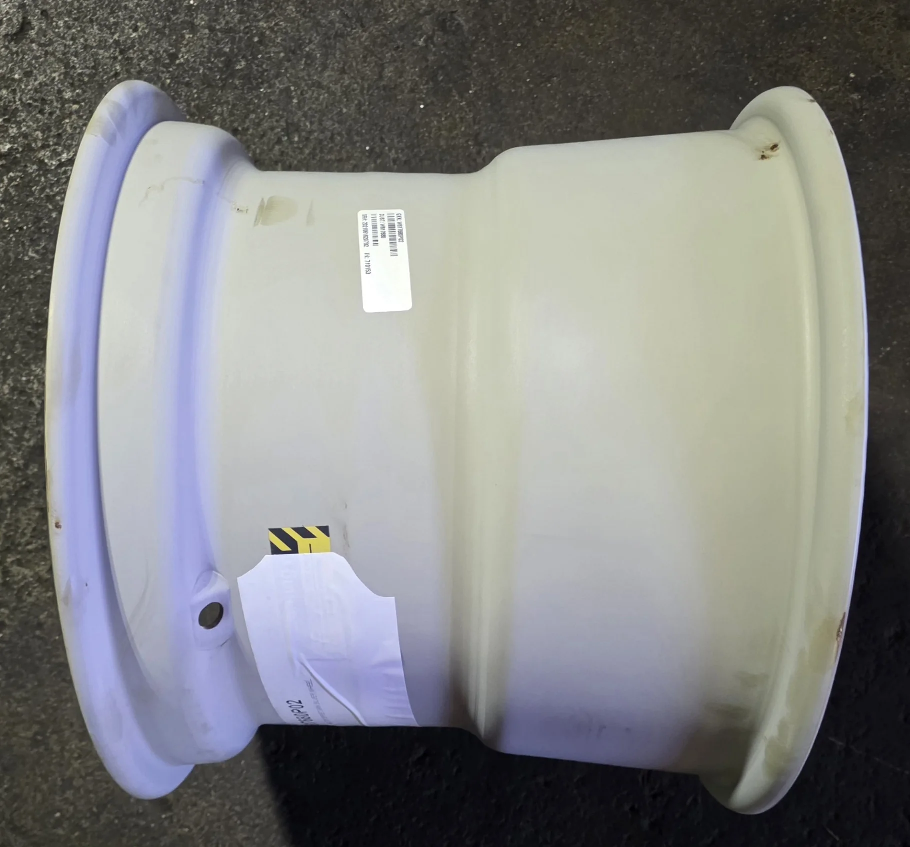 14 X 16.1 8-8-6 .375" OFFSET GKN SILVER WHEEL image 2