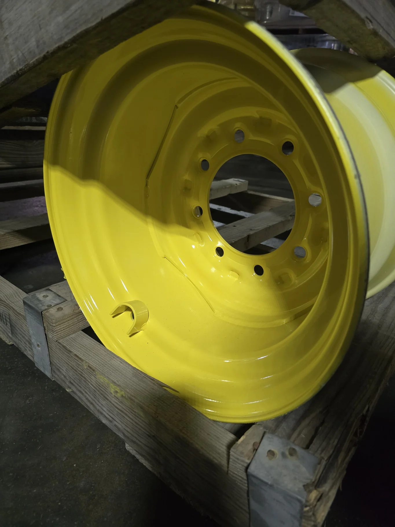 12 X 16.5 8-8-6.0-1.50OUT JD YELLOW WHEEL